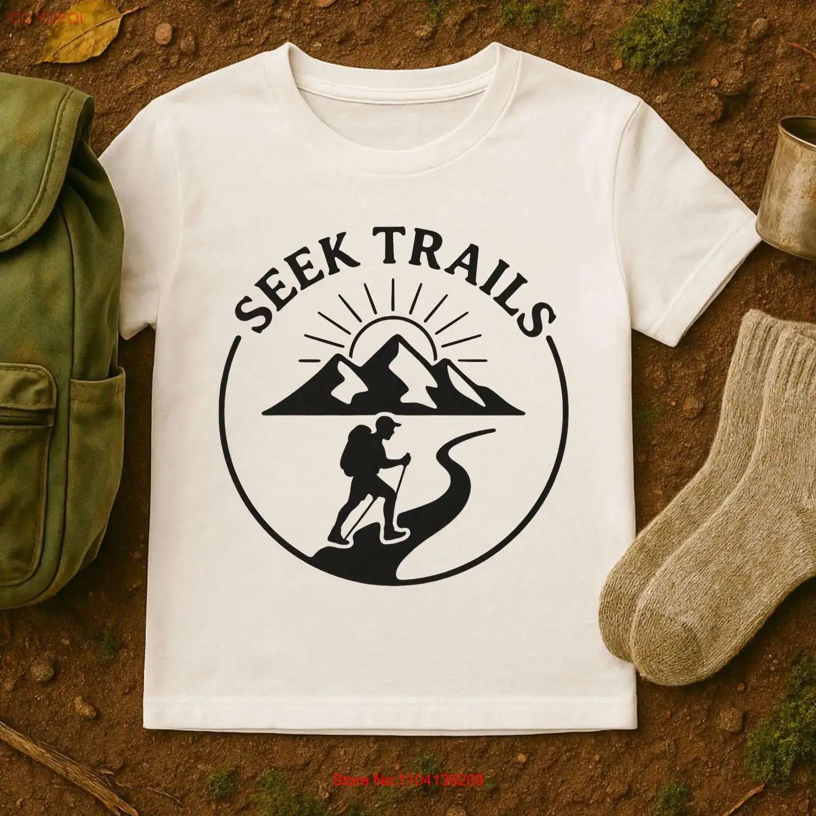 Outdoor Adventure Enthusiast - Macera Arayan Tişörtü Yürüyüş Açık Hava