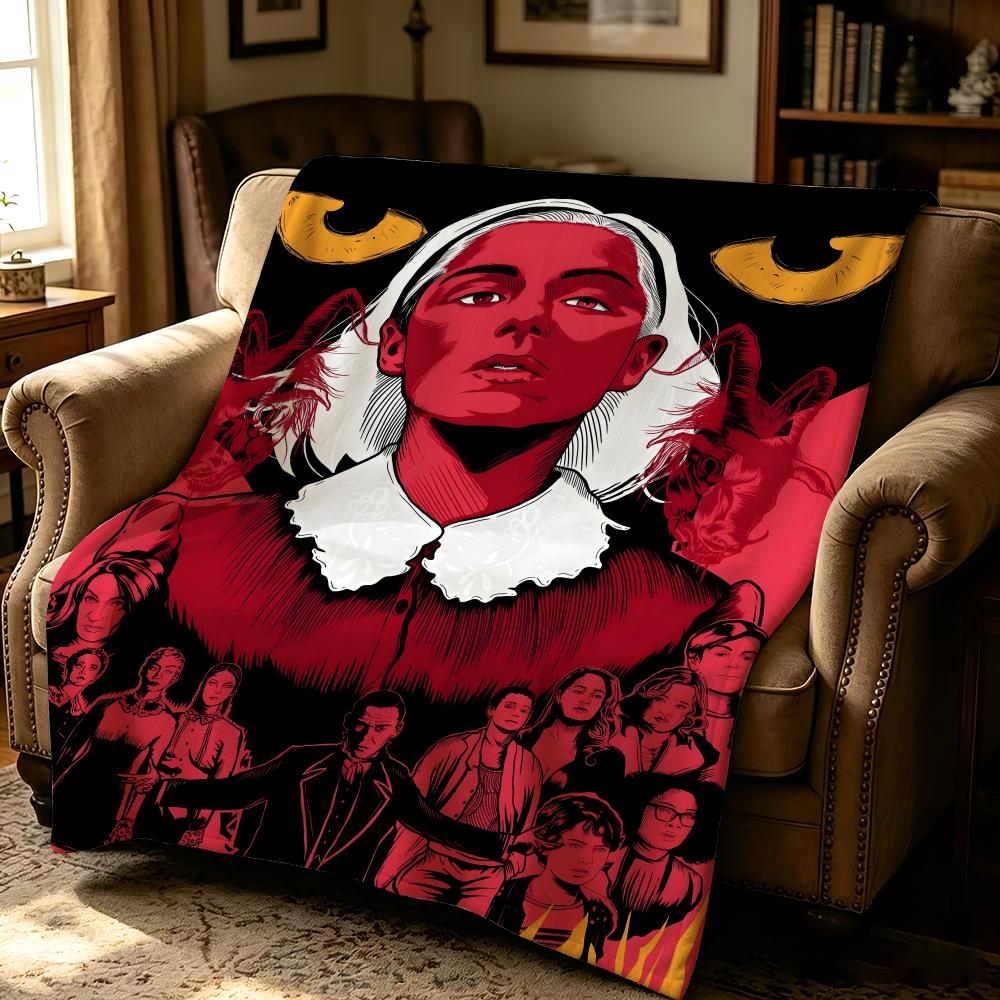 Outdoor Adventure Quilt - drama C-Chilling Adventures of Sabrina-a Throw