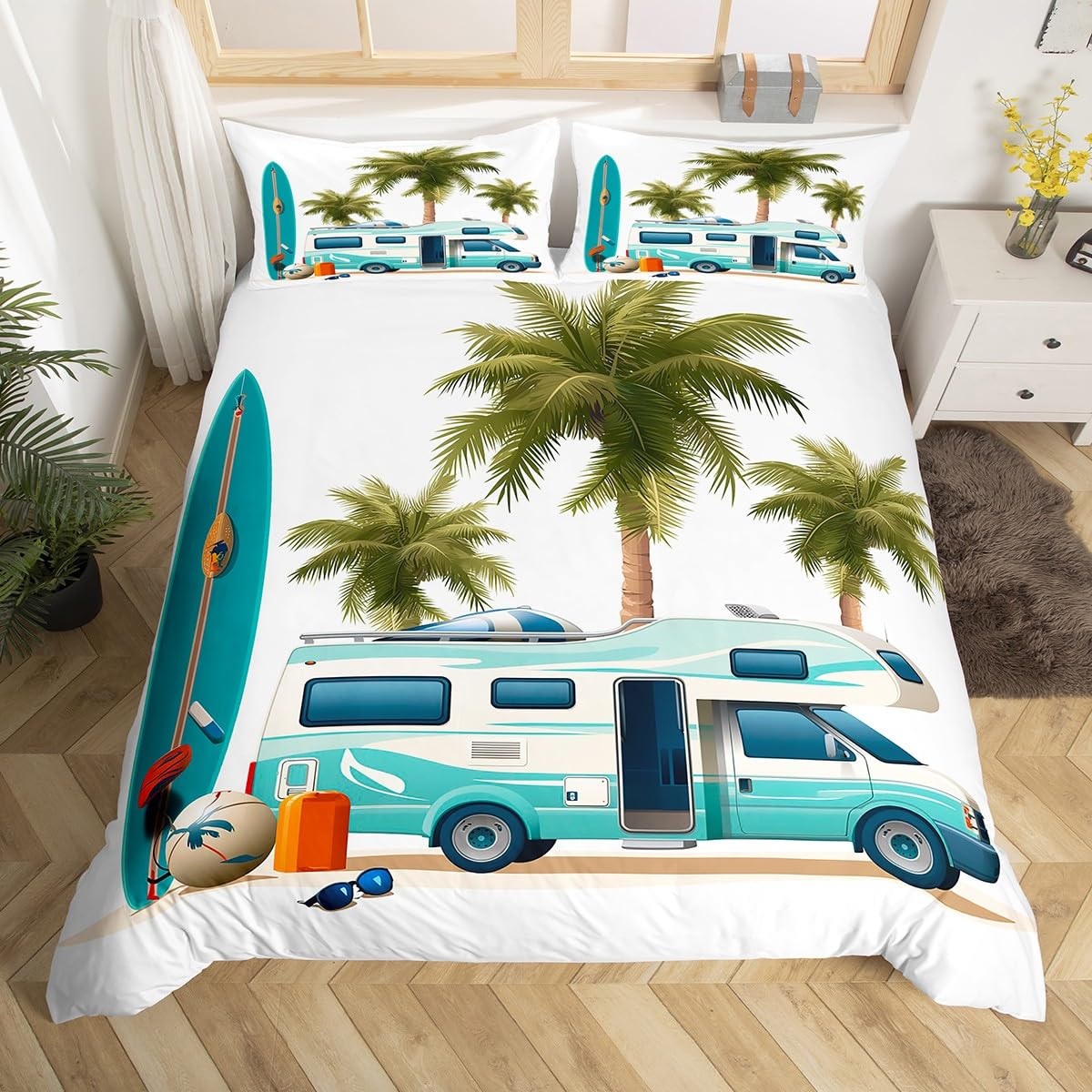 Mutlu kamp nevresim Camper nev - Outdoor Adventure Quilt incelemesi ve fiyatı