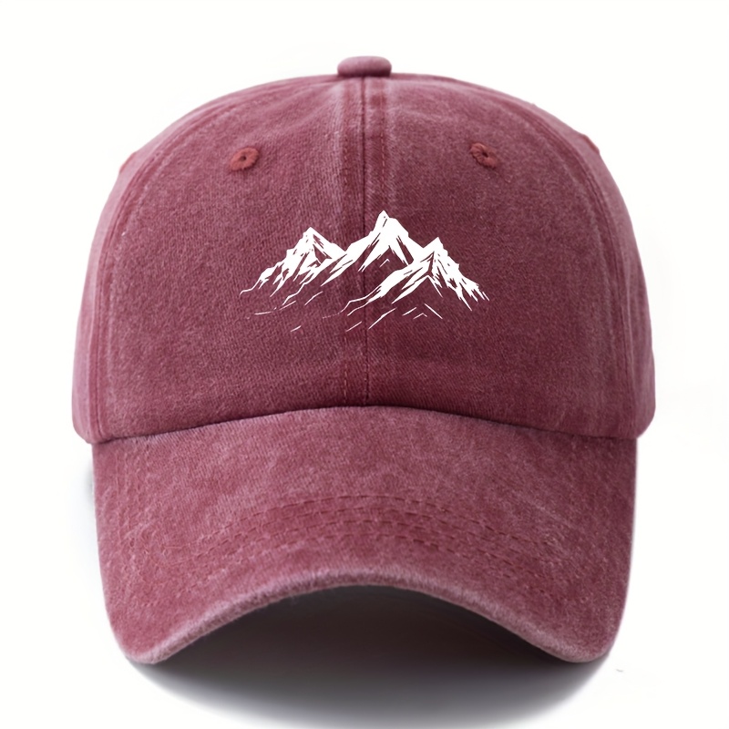 Erkek baskılı dağ beyzbol şapk - Outdoor Adventure For Adults incelemesi ve fiyatı