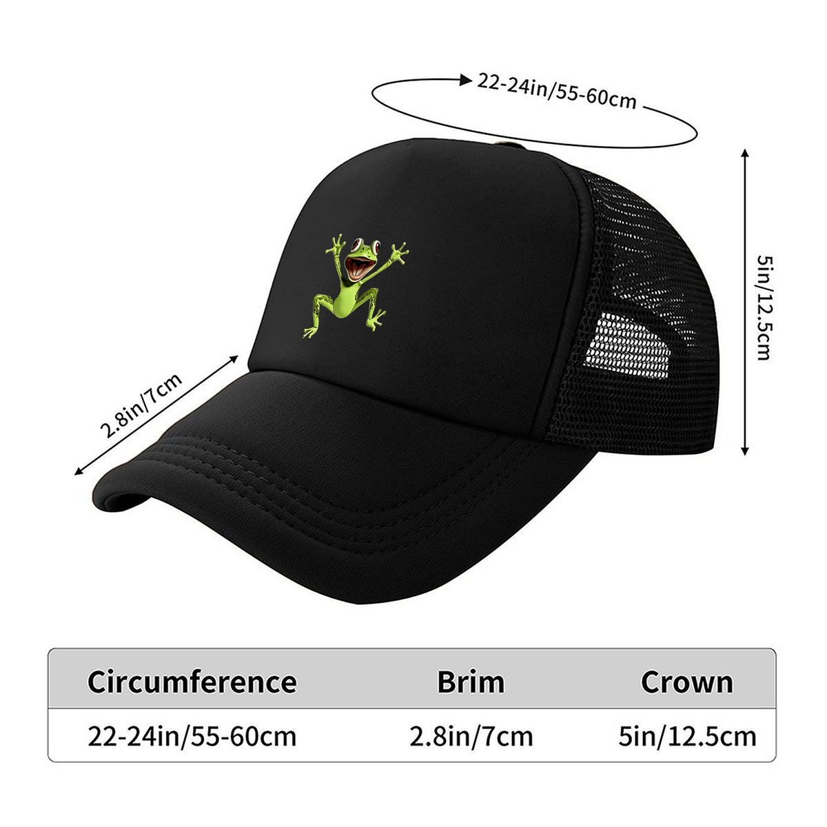 Funky Frog Baskılı Beyzbol Şap - Outdoor Adventure Hat incelemesi ve fiyatı